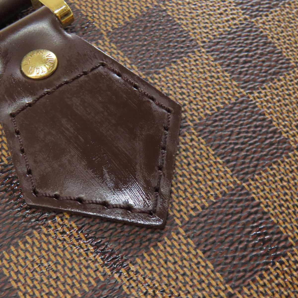 LOUIS VUITTON Handbag N51131 Damier canvas Brown Alma PM Women Used Authentic