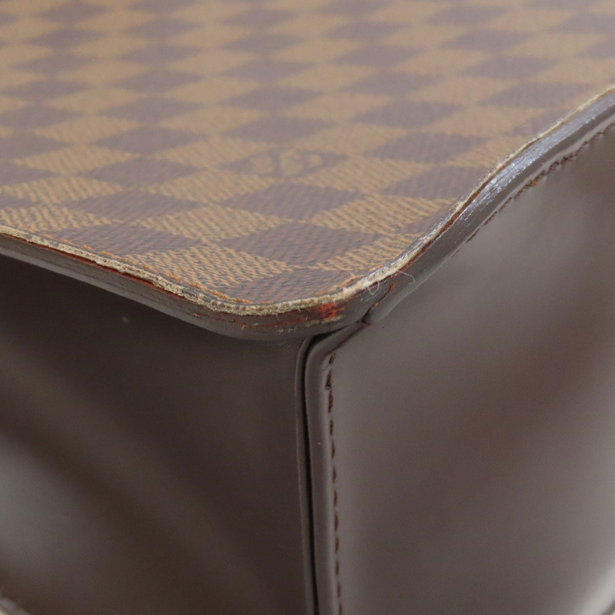 LOUIS VUITTON Handbag N51145 Damier canvas Brown Venice Women Used Authentic