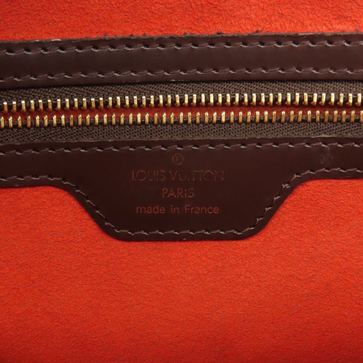 LOUIS VUITTON Handbag N51145 Damier canvas Brown Venice Women Used Authentic