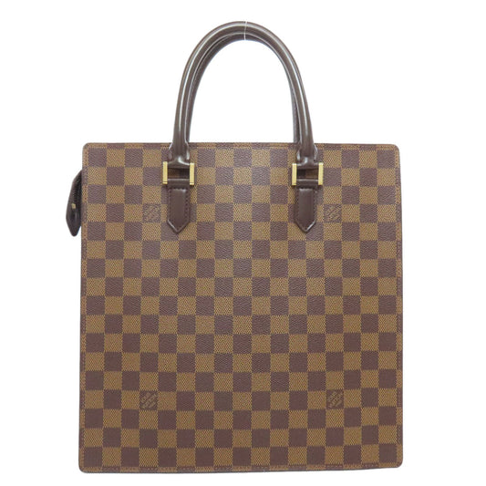 LOUIS VUITTON Tote Bag N51145 Damier canvas Brown Venice PM Women Used Authentic
