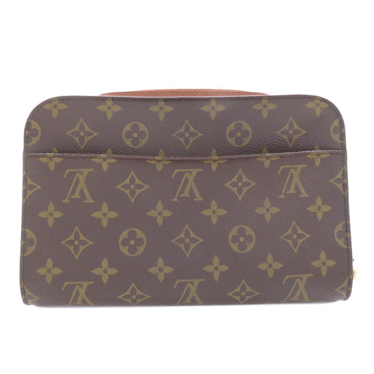 LOUIS VUITTON business bag M51790 Monogram canvas Brown Orsay mens Used Authentic