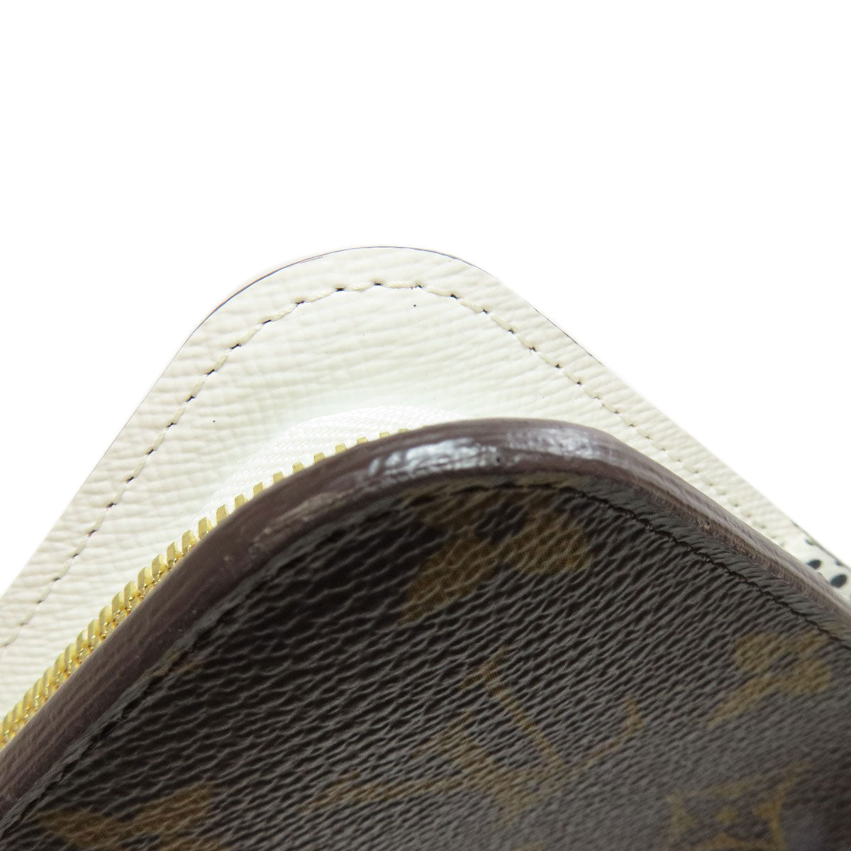 LOUIS VUITTON Long Wallet Purse M60452 Monogram canvas Brown Portefeuille and Insolite collaboration with Yayoi Kusama Women Used Authentic