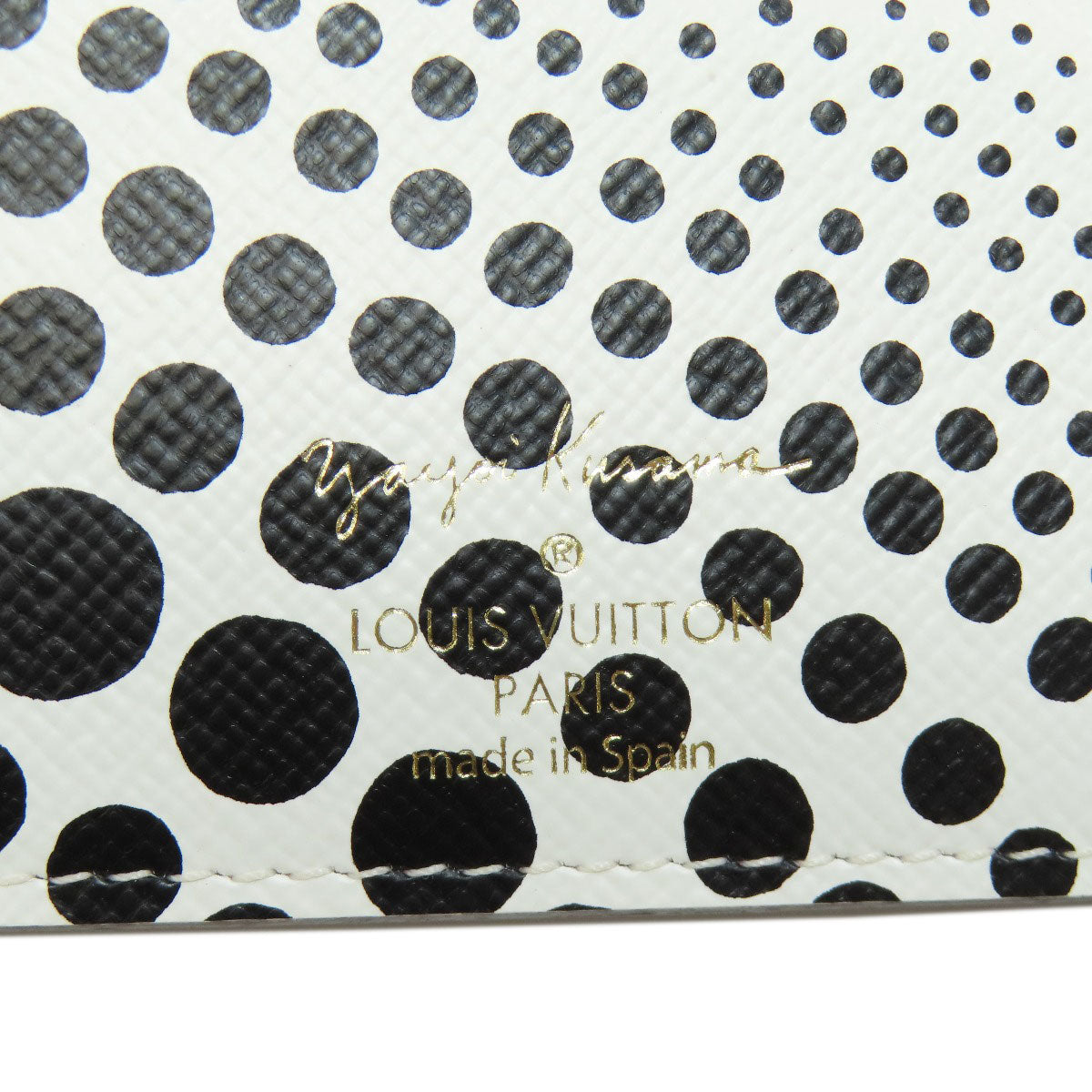 LOUIS VUITTON Long Wallet Purse M60452 Monogram canvas Brown Portefeuille and Insolite collaboration with Yayoi Kusama Women Used Authentic
