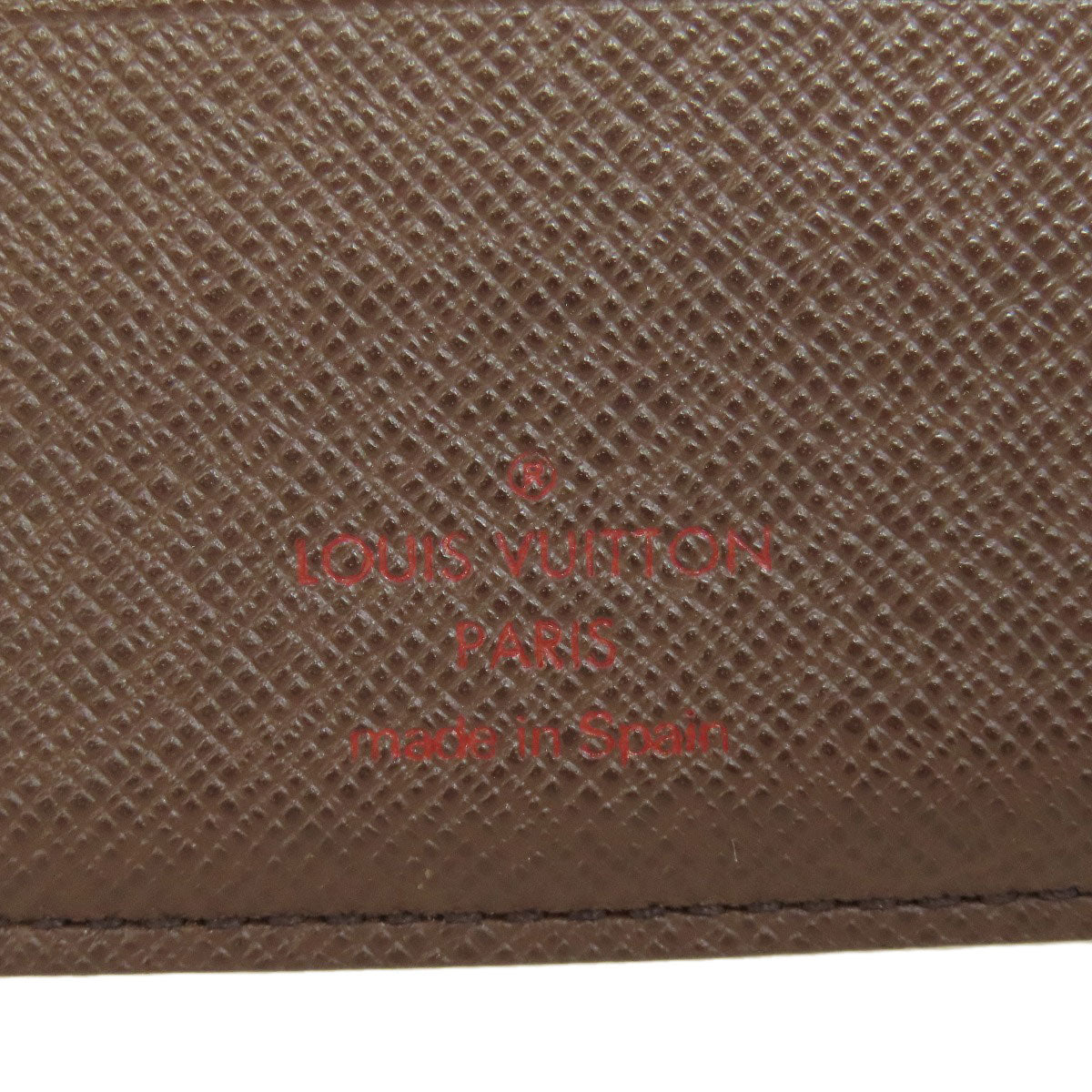 LOUIS VUITTON Bifold Wallet N61675 Damier canvas Brown Portefeuille�EMarco mens Used Authentic
