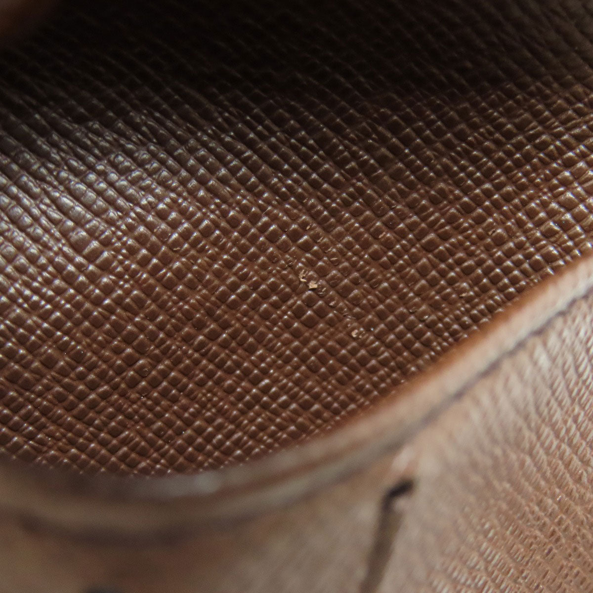 LOUIS VUITTON Bifold Wallet N61675 Damier canvas Brown Portefeuille�EMarco mens Used Authentic