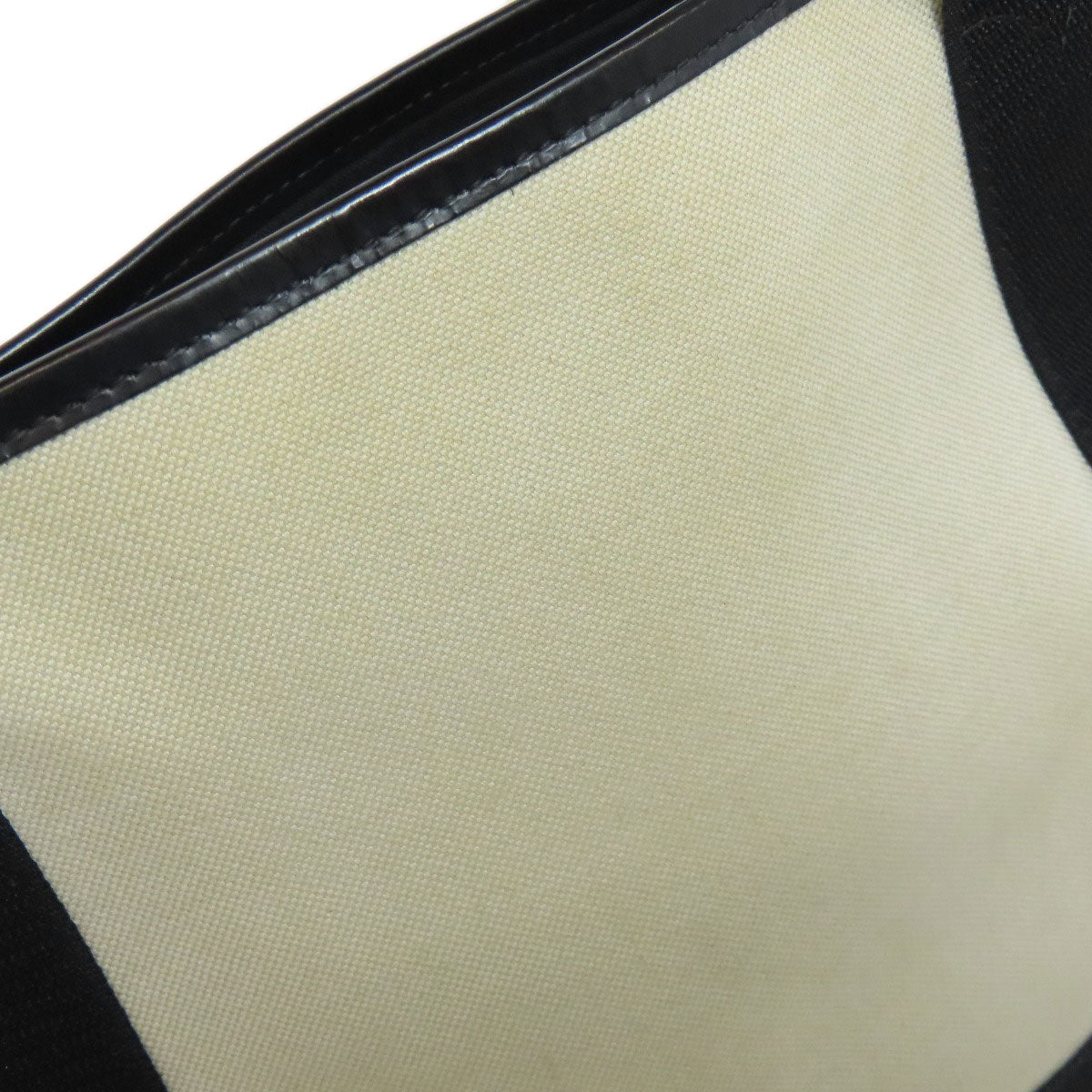 BALENCIAGA Handbag 339933 canvas white Navy kabas Women Used Authentic