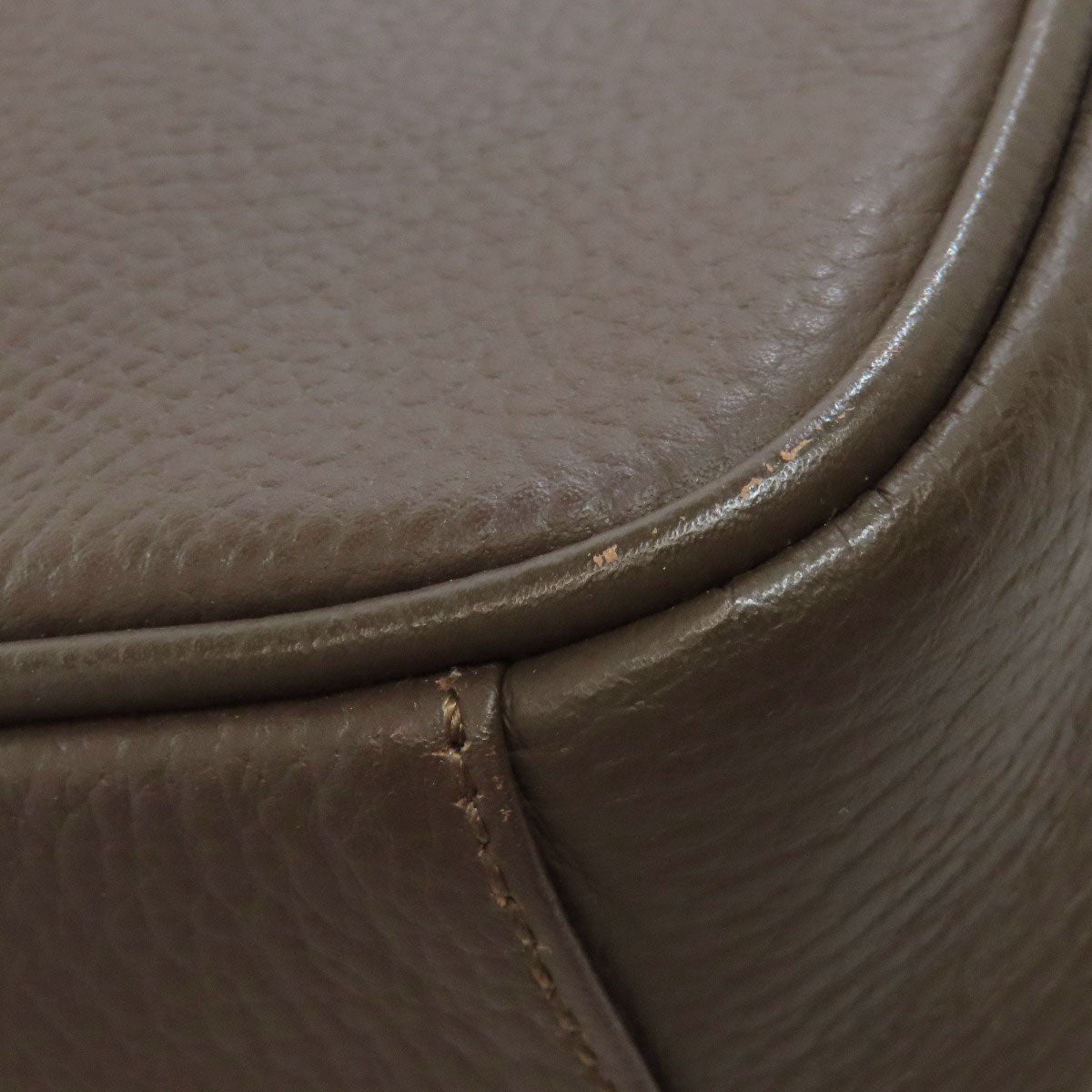 BURBERRY Shoulder Bag leather Brown logo Women Used Authentic