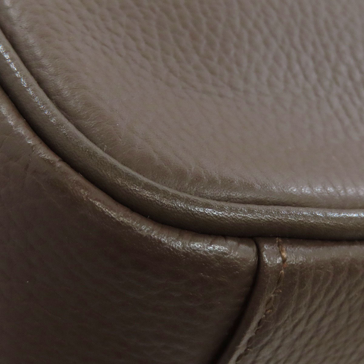 BURBERRY Shoulder Bag leather Brown logo Women Used Authentic