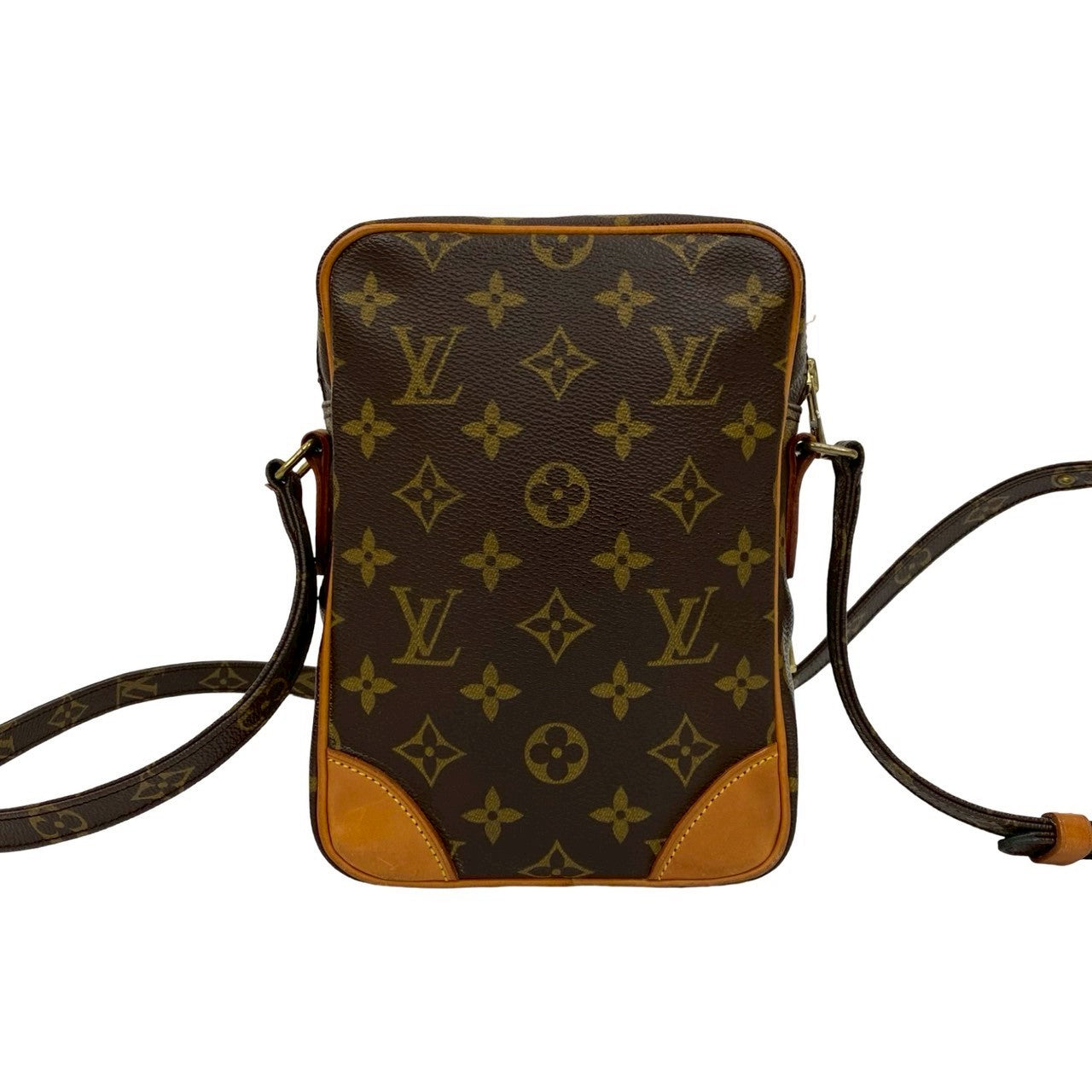 LOUIS VUITTON Shoulder Bag leather Brown Monogram Amazone