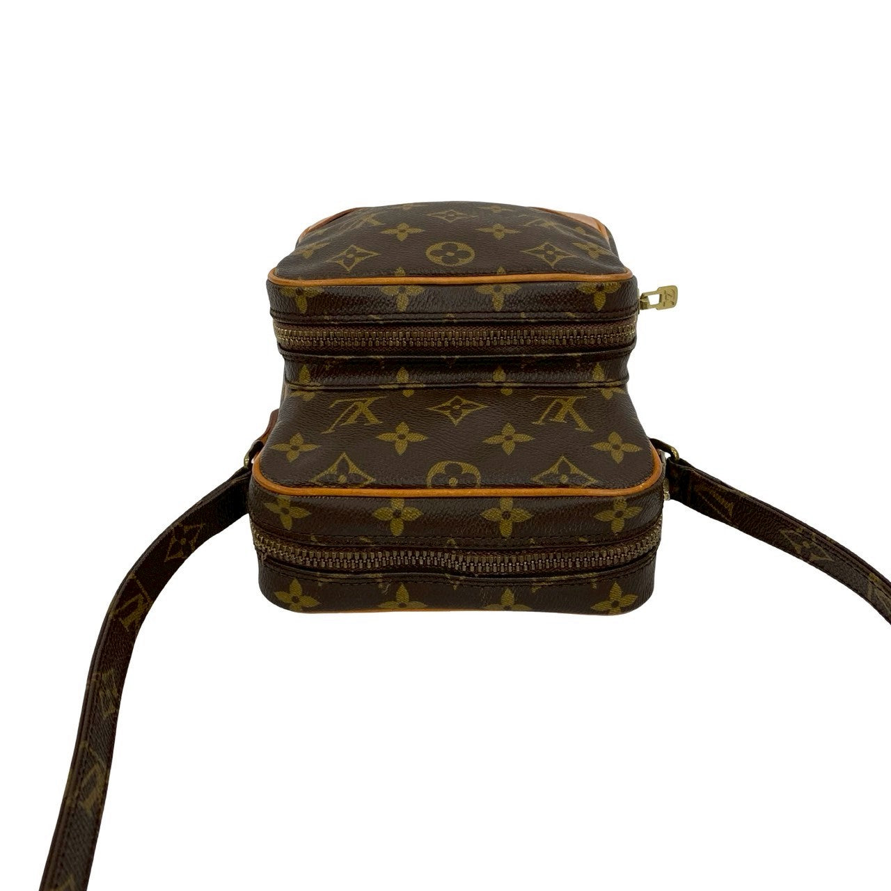 LOUIS VUITTON Shoulder Bag leather Brown Monogram Amazone