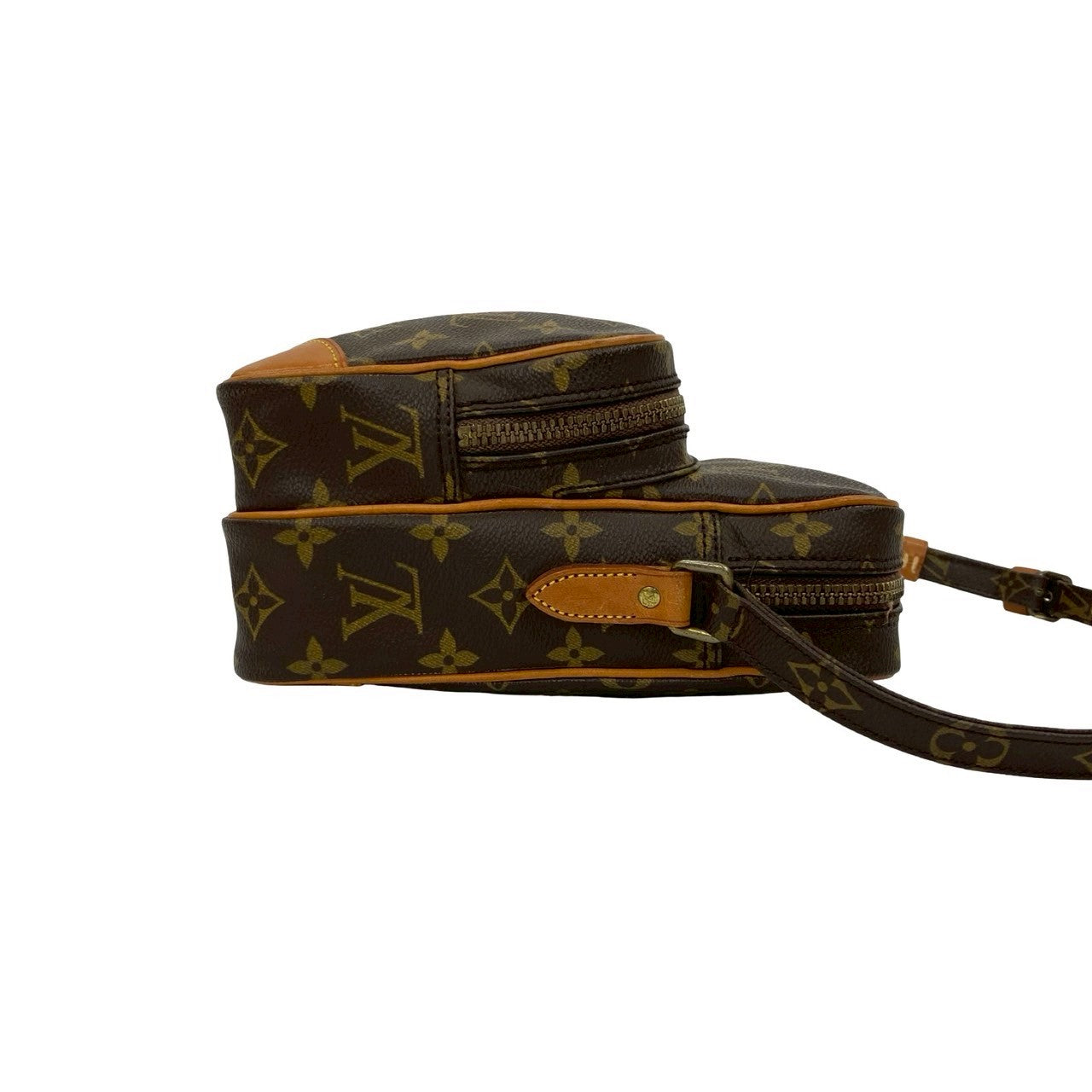 LOUIS VUITTON Shoulder Bag leather Brown Monogram Amazone
