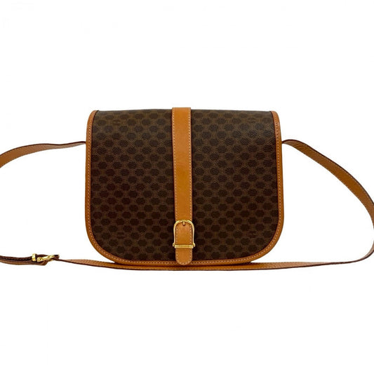 CELINE Shoulder Bag leather Brown