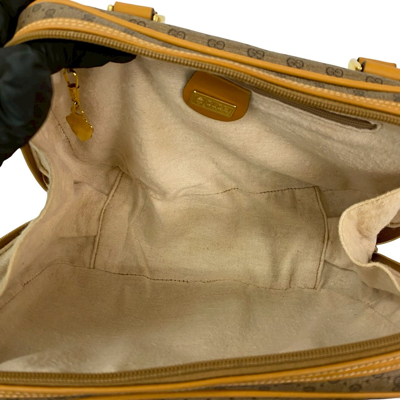 GUCCI Handbag leather Brown