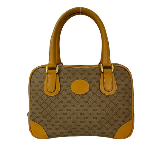 GUCCI Handbag leather Brown