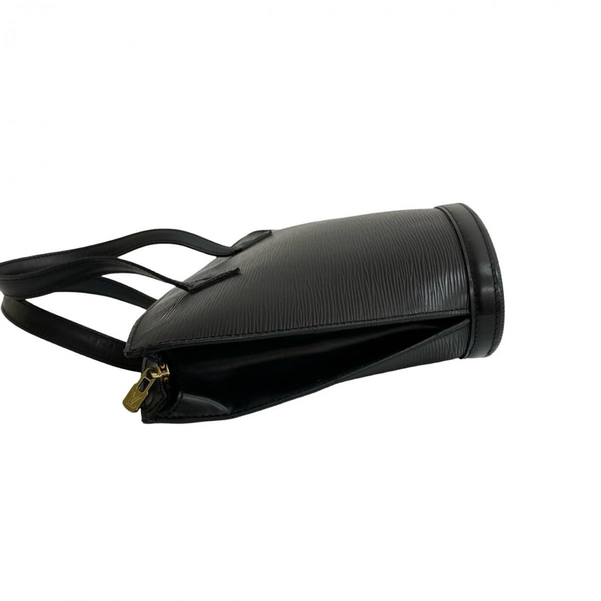 LOUIS VUITTON Handbag leather black Epi Sun jack