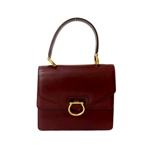 CELINE Handbag Calfskin wine-red