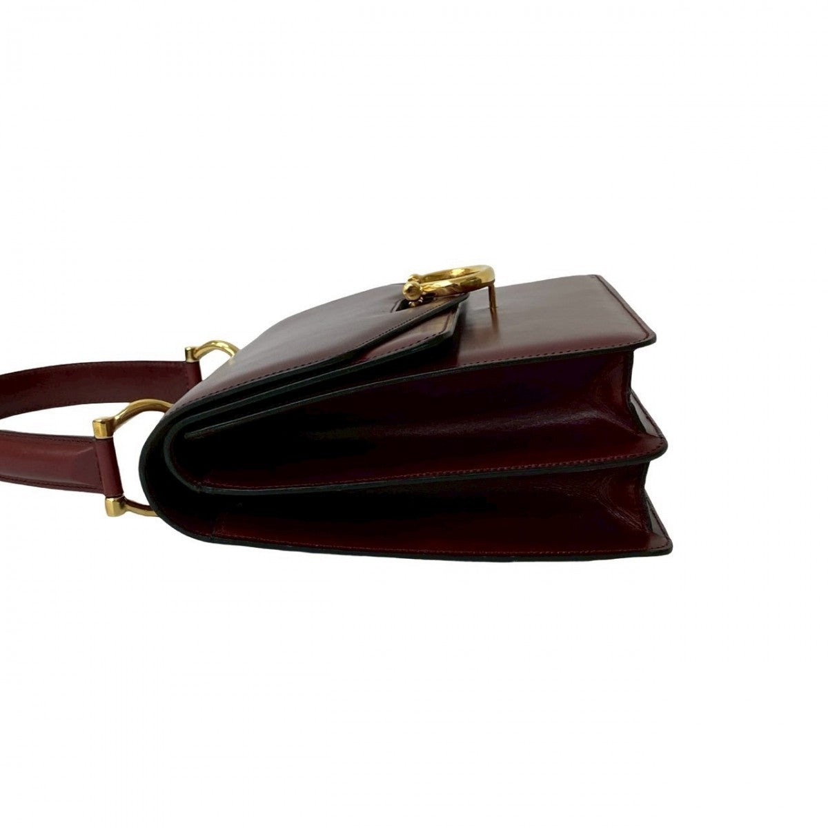 CELINE Handbag Calfskin wine-red