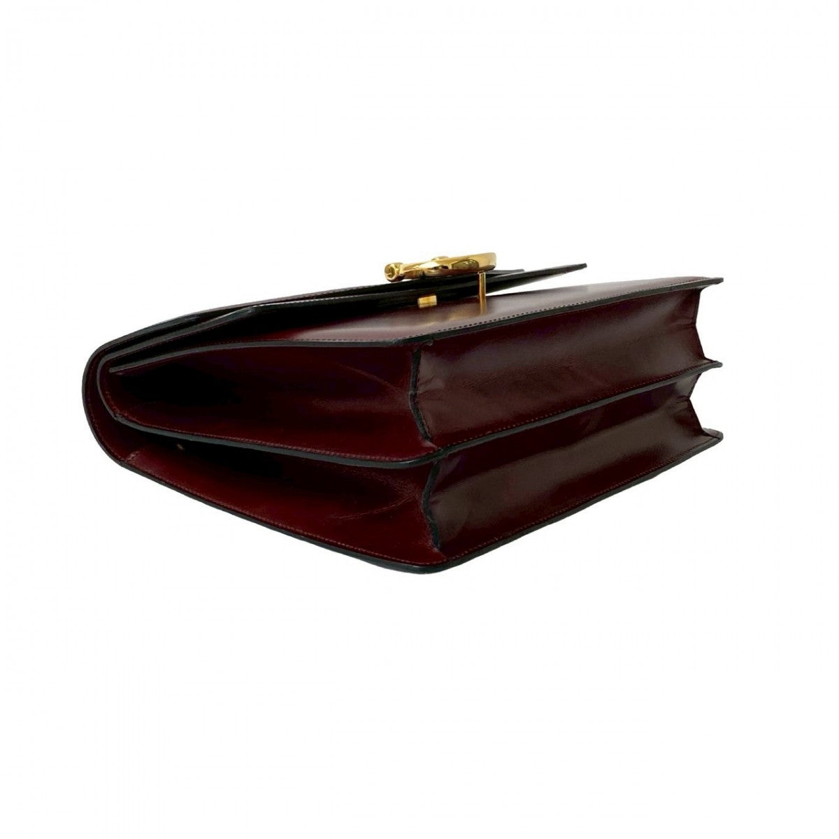 CELINE Handbag Calfskin wine-red