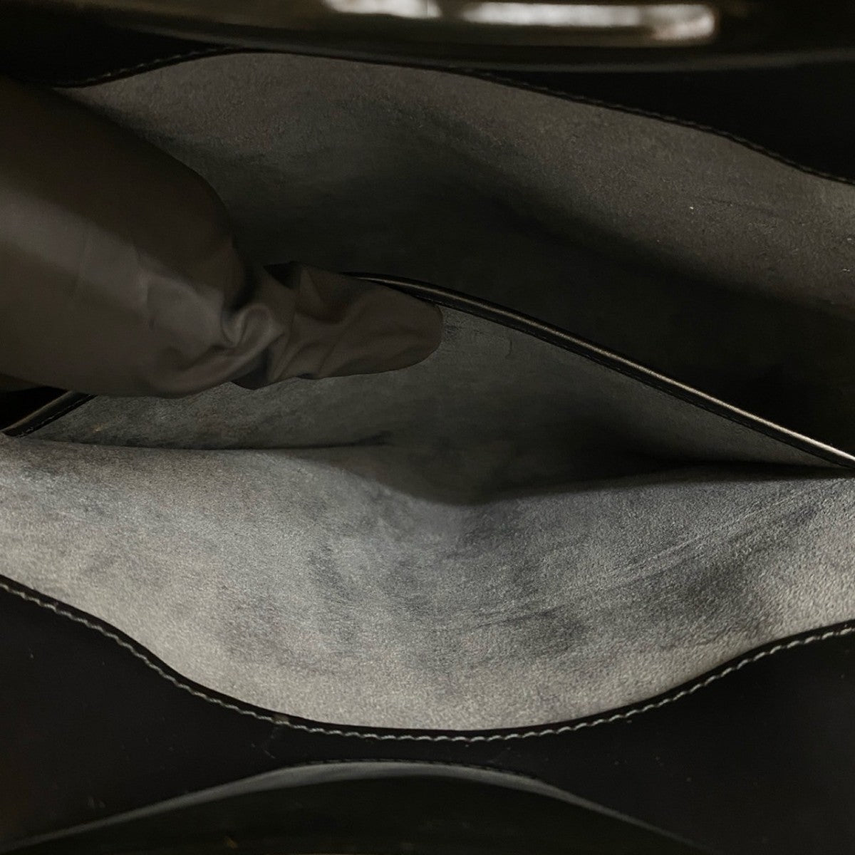 LOUIS VUITTON Handbag leather black Epi Noctumble