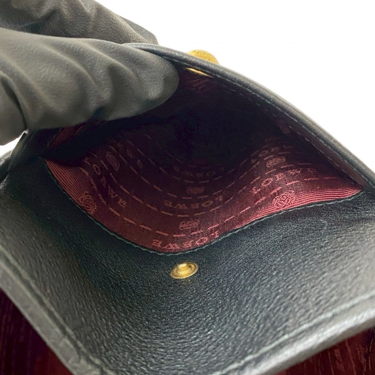 LOEWE Tote Bag leather black Heritage