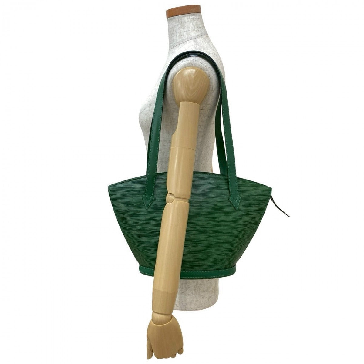 LOUIS VUITTON Tote Bag Epi Leather green Epi Sunjack shopping