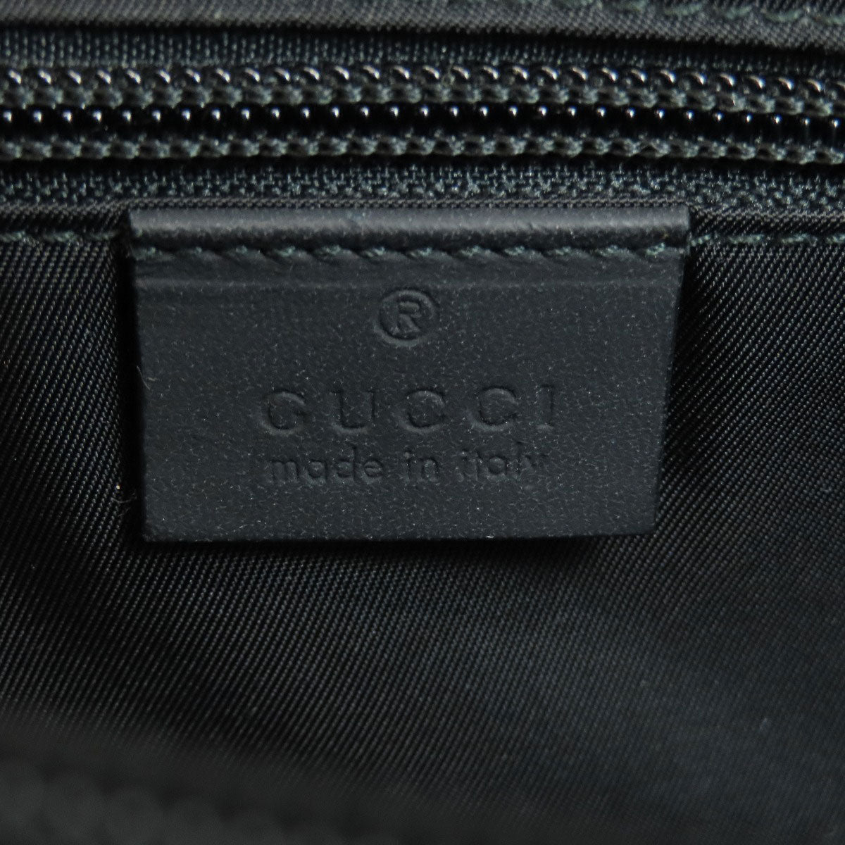 GUCCI Tote Bag 246410 Calfskin black GG Signature Shima Women Used Authentic