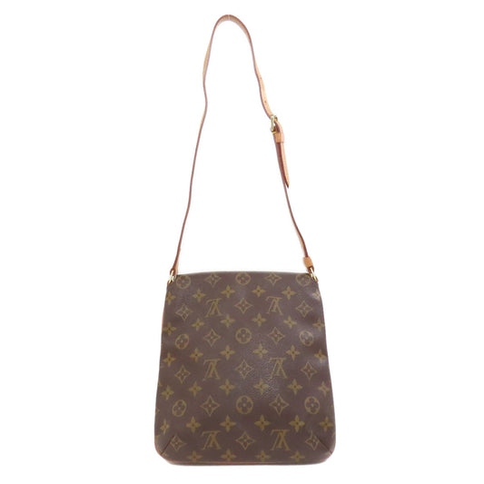 LOUIS VUITTON Shoulder Bag M51258 Monogram canvas Brown Musette Salsa S Women Used Authentic