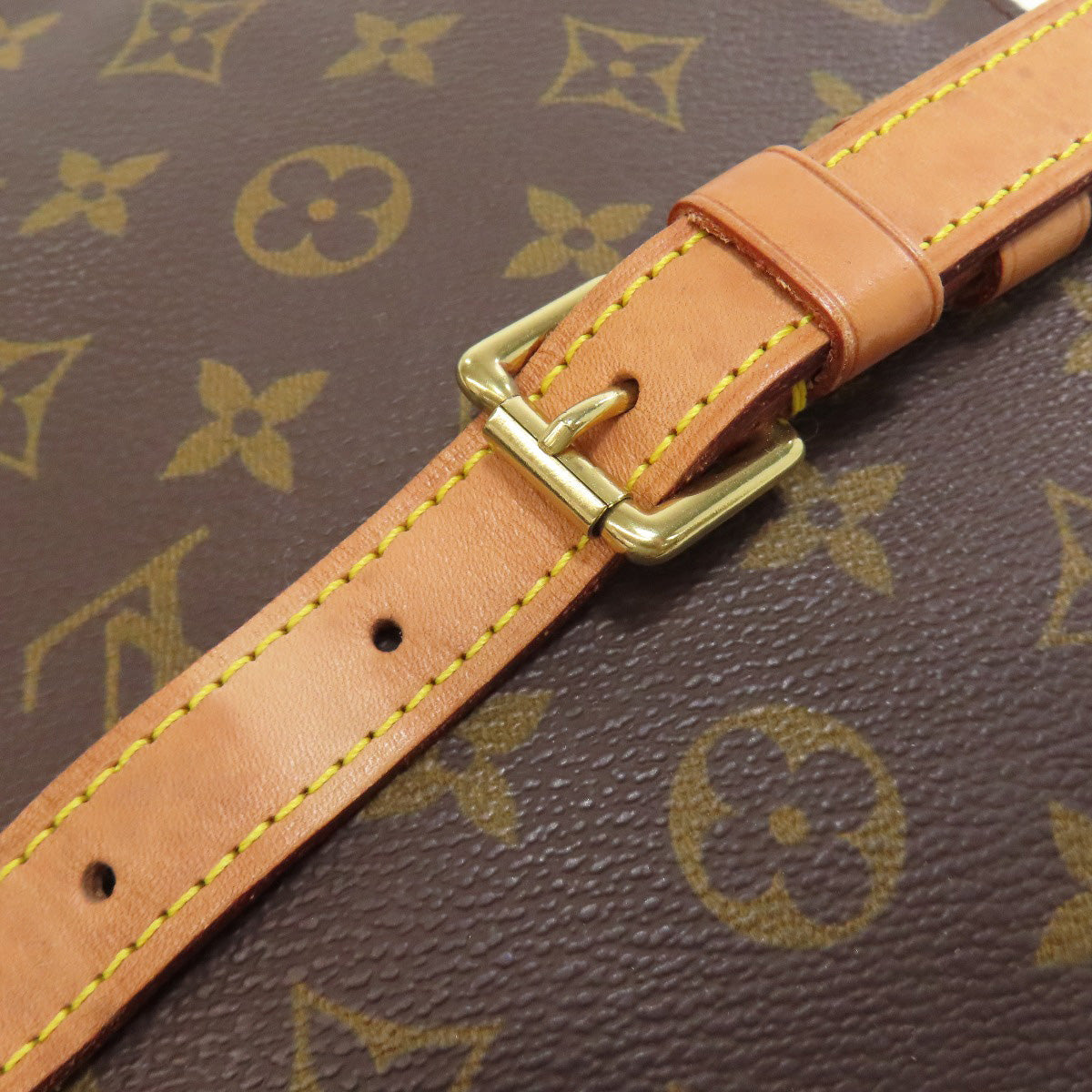 LOUIS VUITTON Shoulder Bag M51258 Monogram canvas Brown Musette Salsa S Women Used Authentic