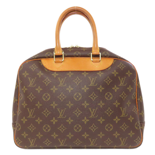LOUIS VUITTON Tote Bag M47270 Monogram canvas Brown Deauville Women Used Authentic