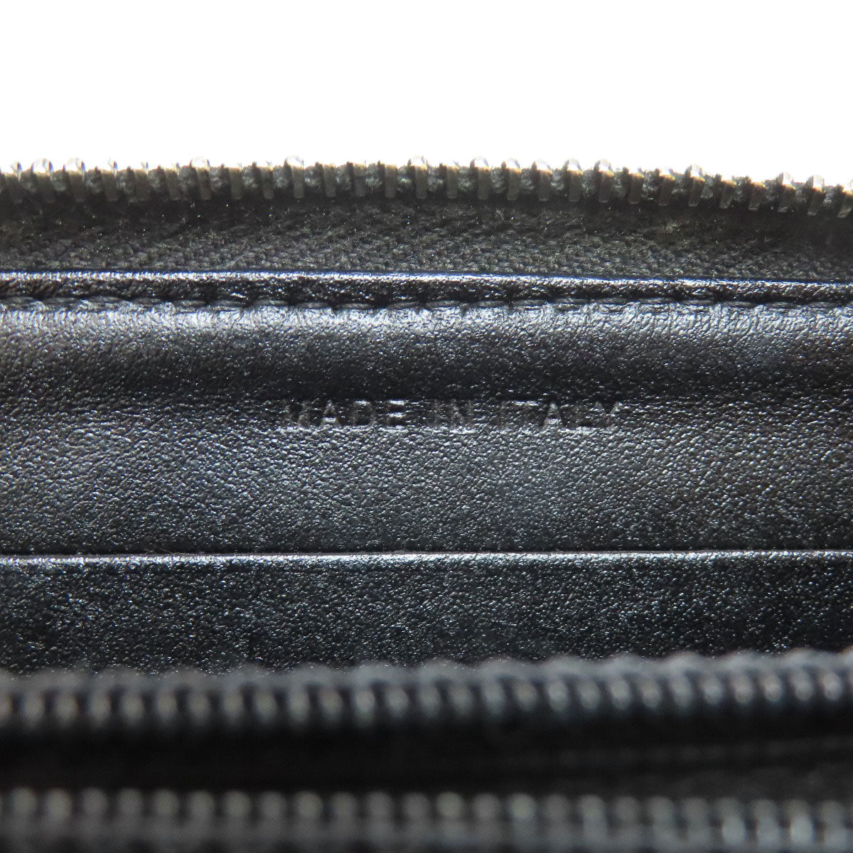 CHANEL Long Wallet Purse Grained Calfskin Skin black Matelasse Gold Metal
