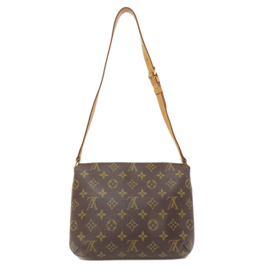 LOUIS VUITTON Shoulder Bag M51257 Monogram canvas Brown Musette Tango S Women Used Authentic