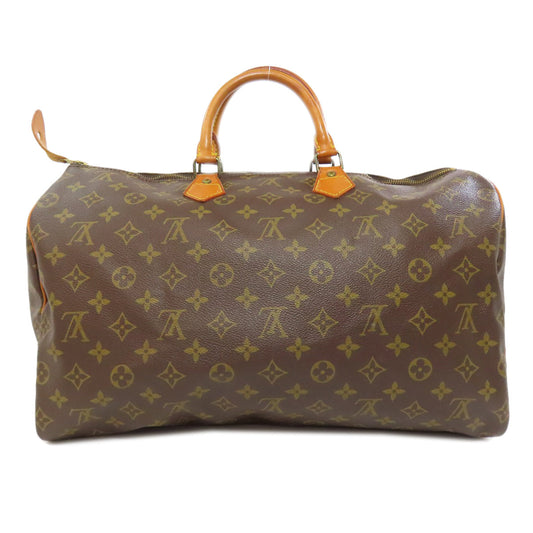 LOUIS VUITTON Boston Duffel bag M41522 Monogram canvas Brown Speedy 40 Women Used Authentic