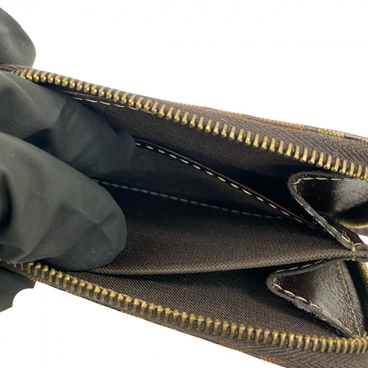 FENDI Coin case PVC Brown