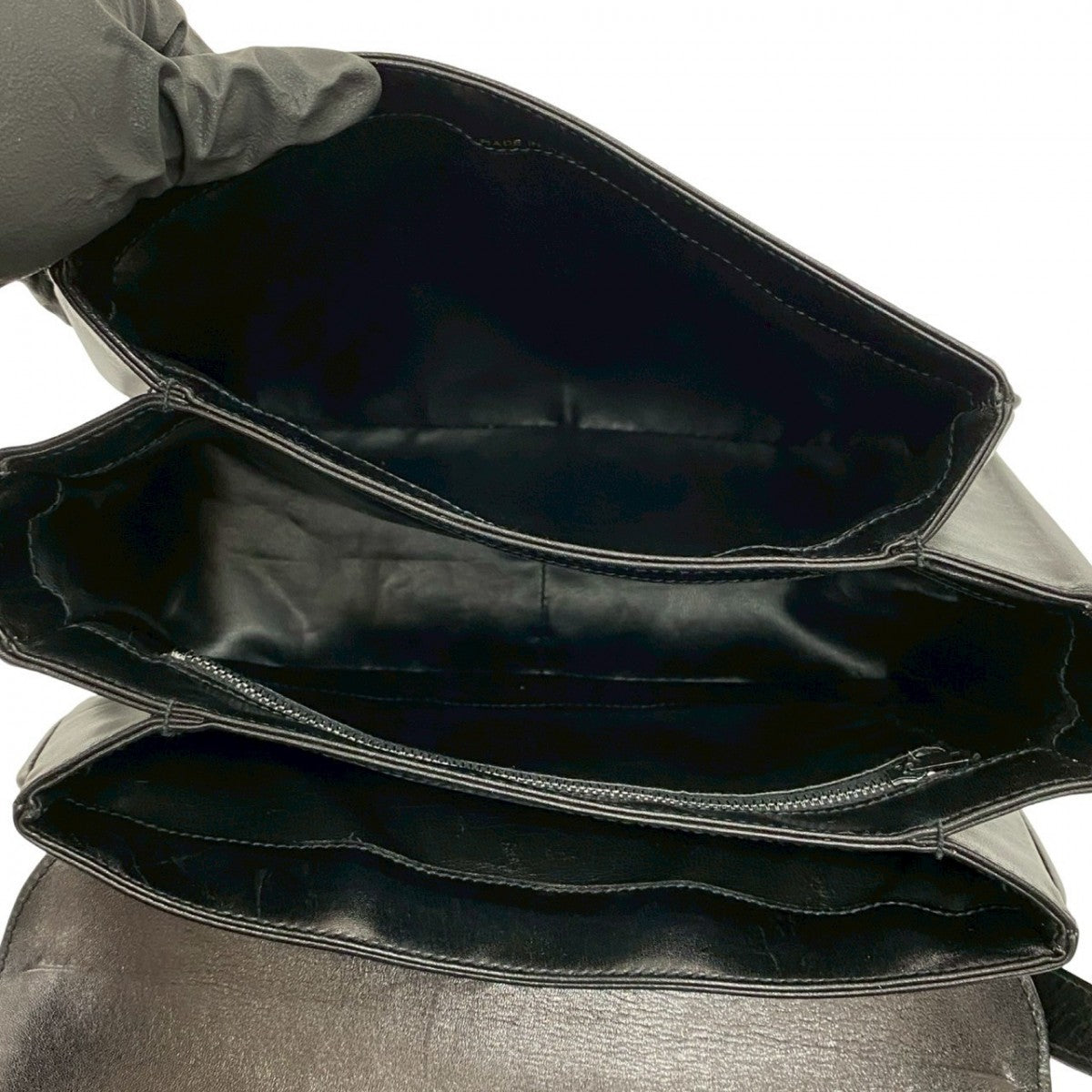 CELINE Shoulder Bag leather black