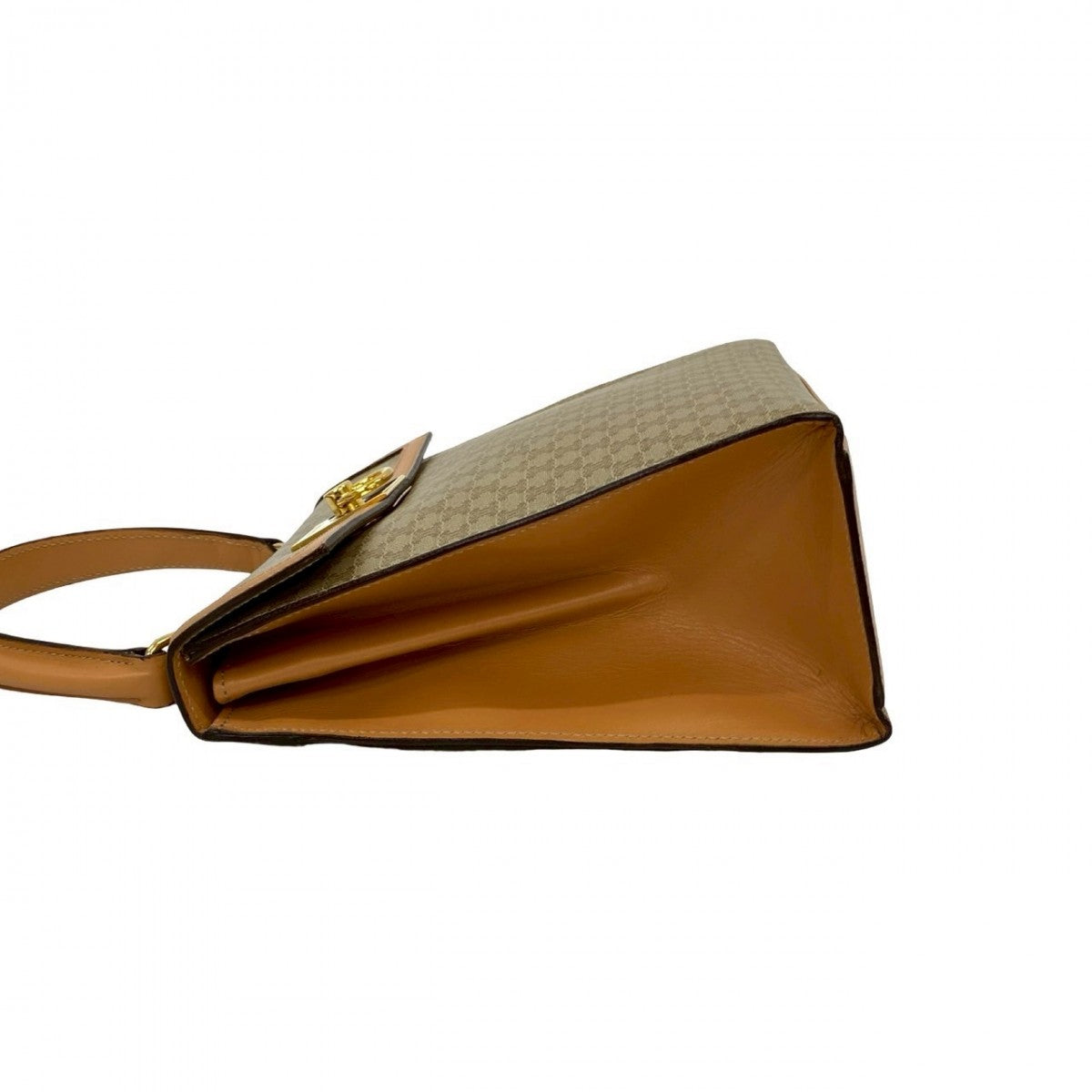 CELINE Shoulder Bag leather beige