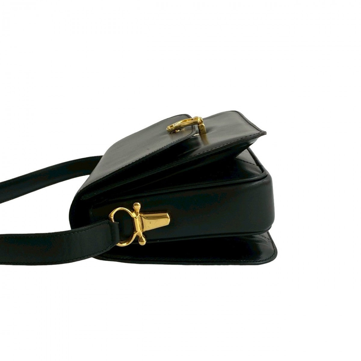 CELINE Shoulder Bag Calfskin black