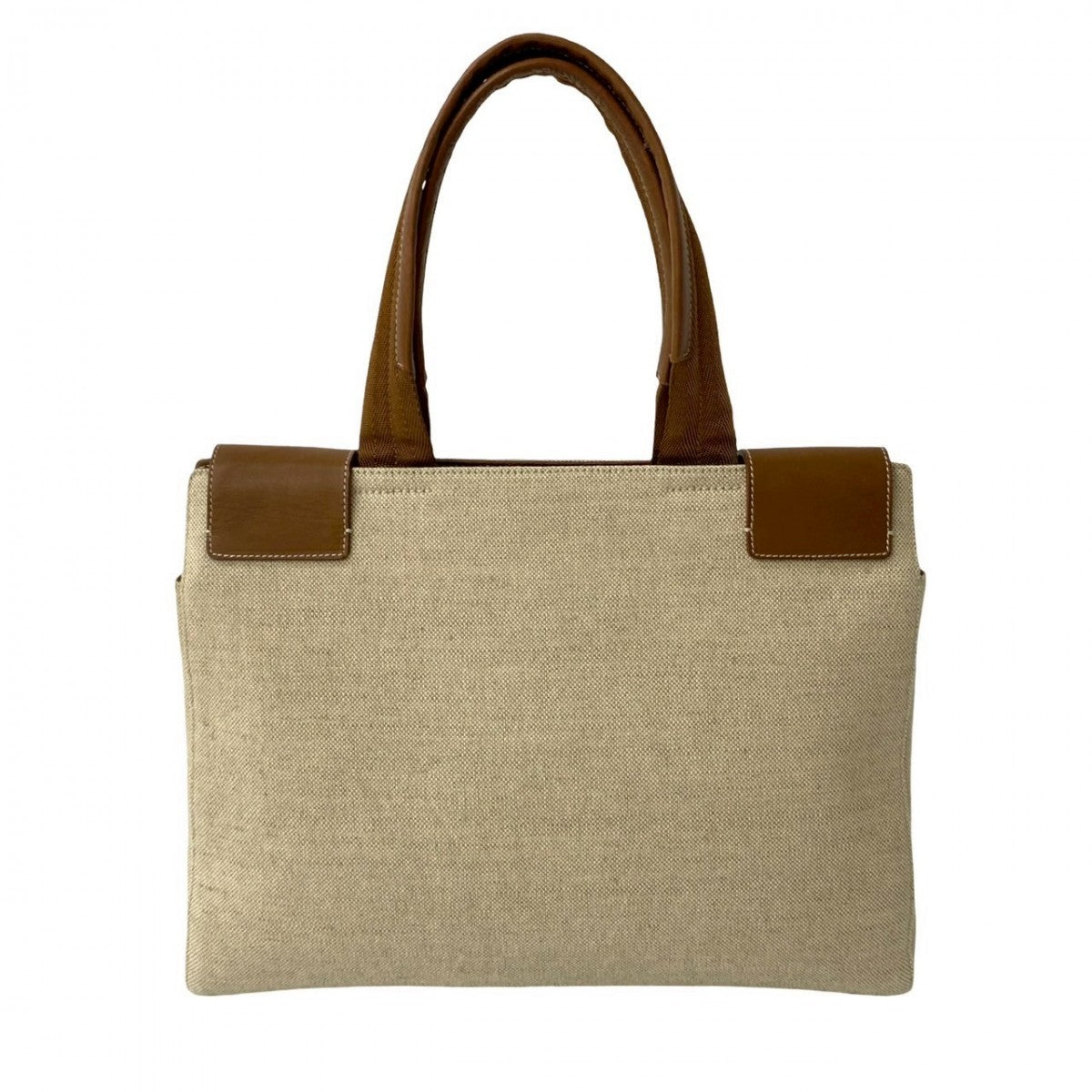 PRADA Handbag canvas Brown