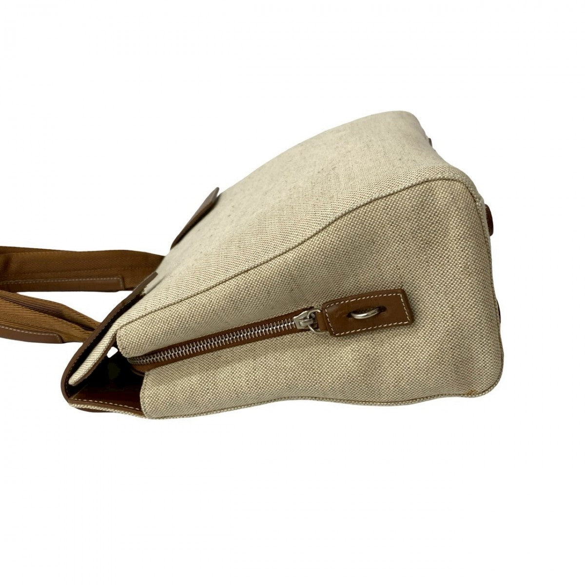 PRADA Handbag canvas Brown