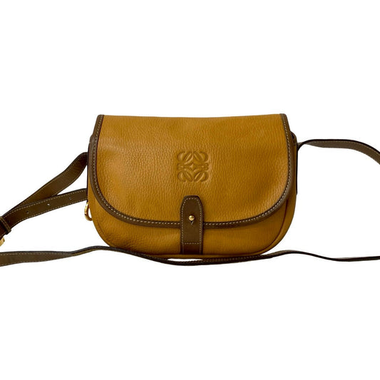 LOEWE Shoulder Bag leather Brown