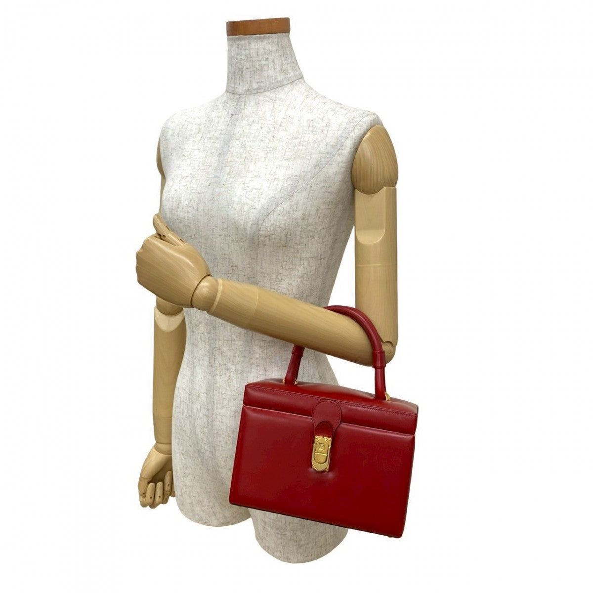 LOEWE Handbag leather Red