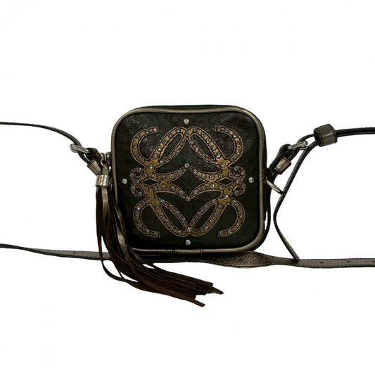 LOEWE Shoulder Bag leather black