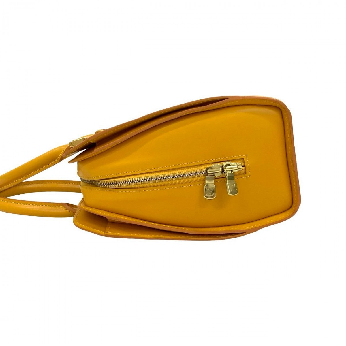 LOUIS VUITTON Handbag leather yellow Epi Ponneuf