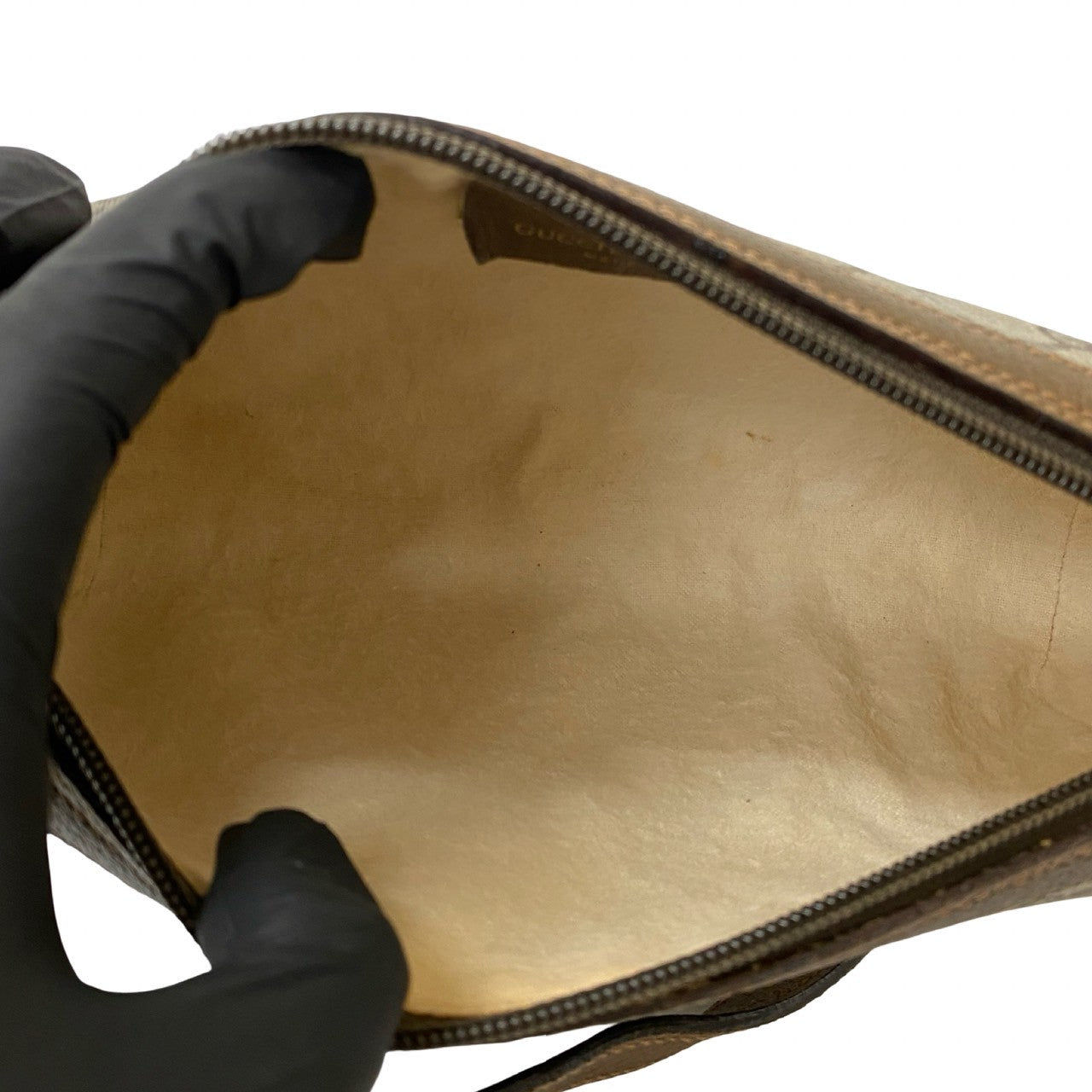 GUCCI Shoulder Bag leather Brown Sherry line
