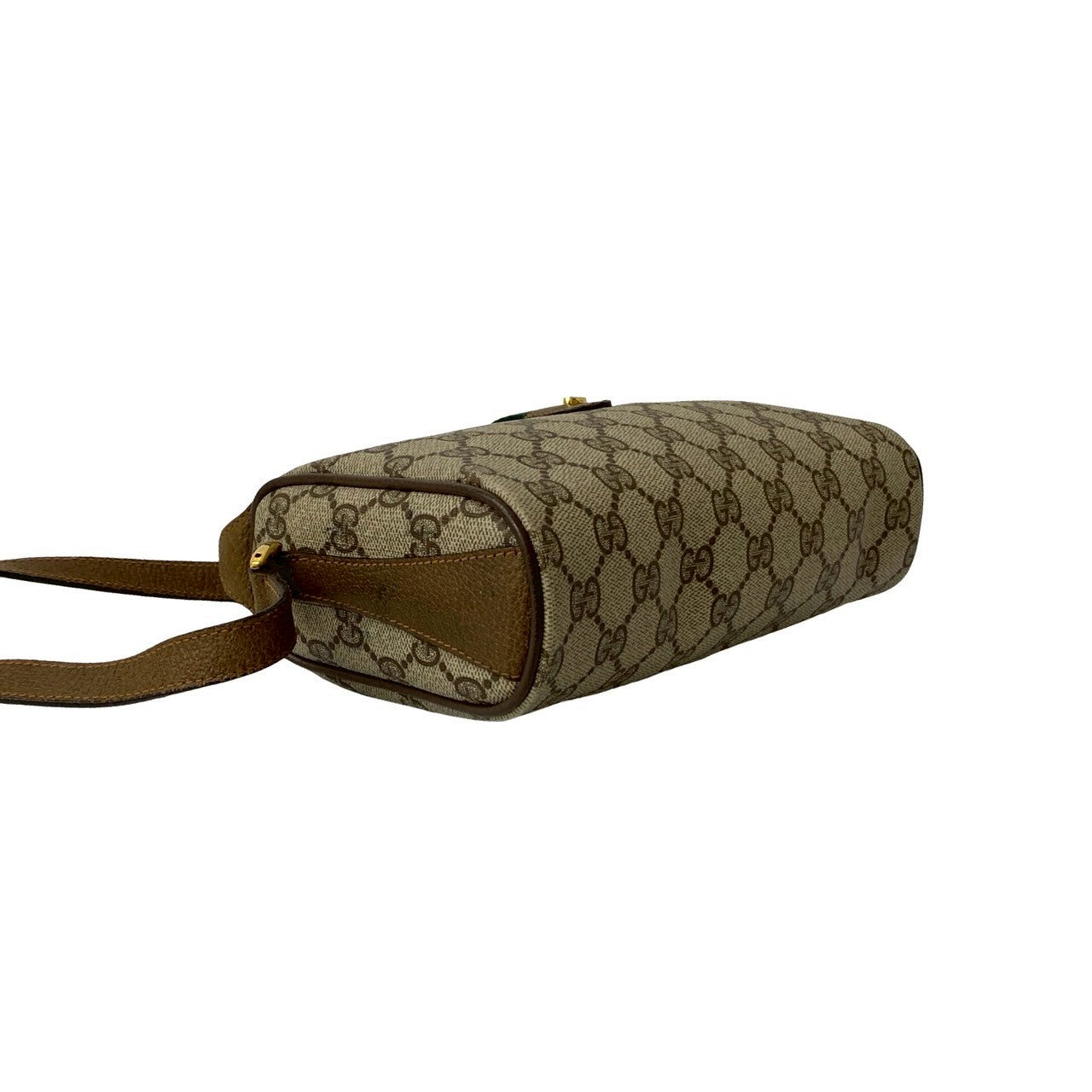 GUCCI Shoulder Bag leather Brown Sherry line