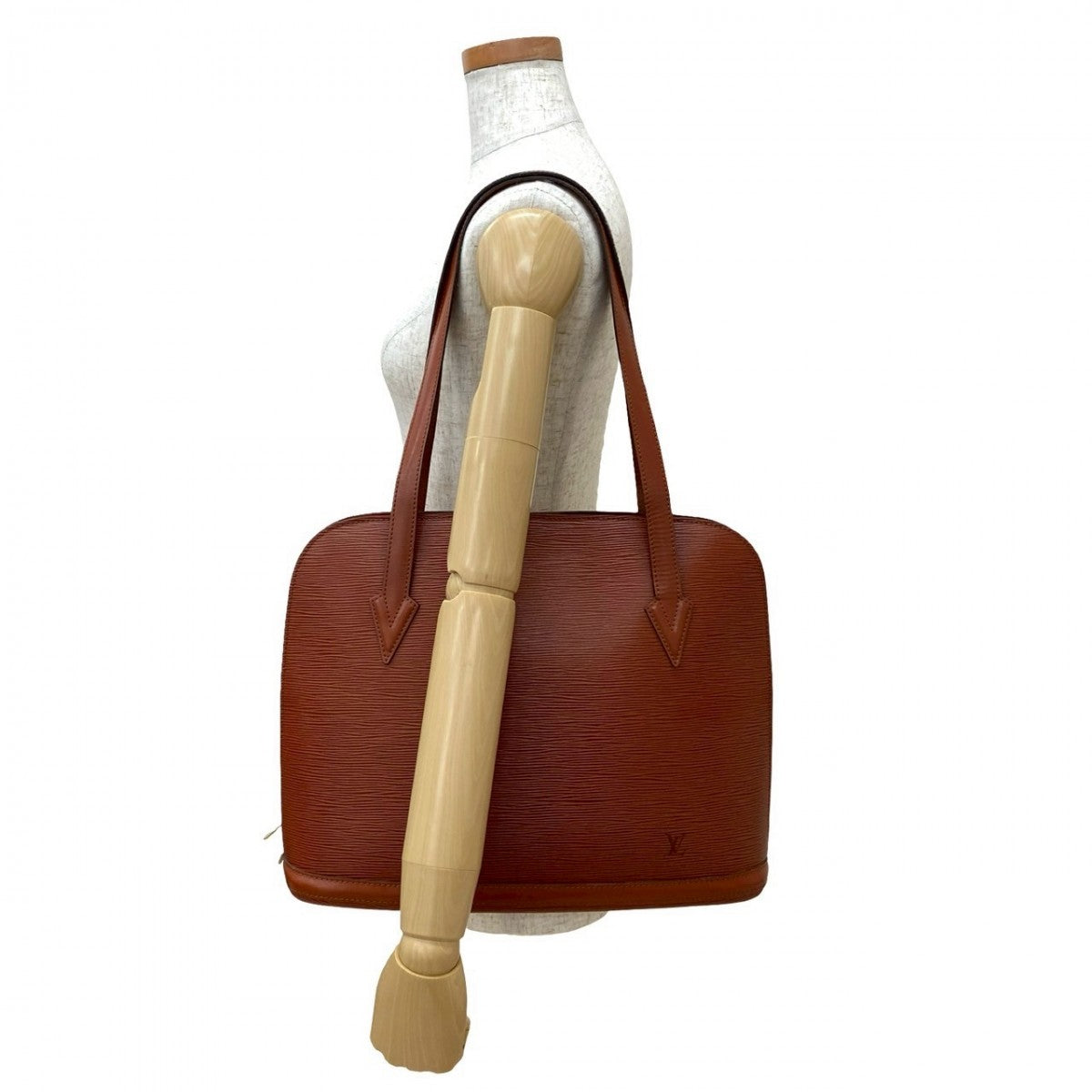 LOUIS VUITTON Tote Bag Epi Leather Brown Epi Ryu Sac