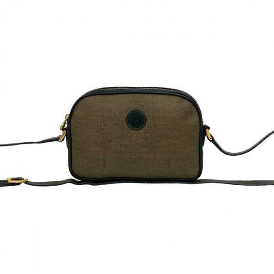 FENDI Shoulder Bag leather Brown