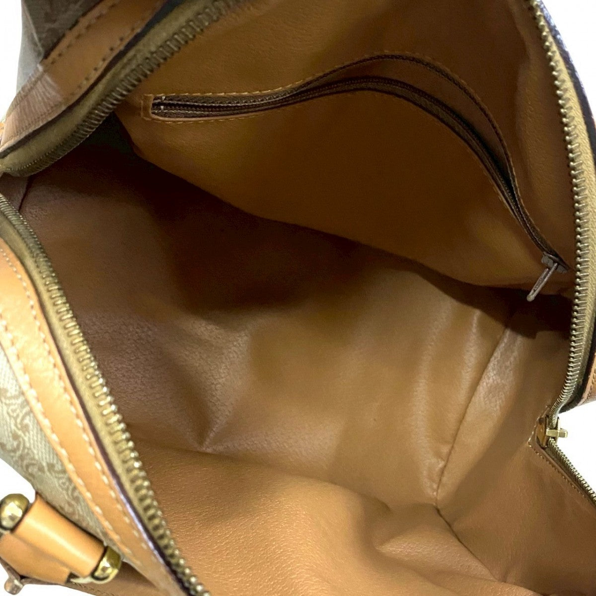 CELINE Handbag leather beige