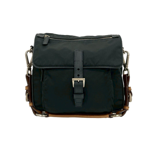 PRADA Handbag leather black