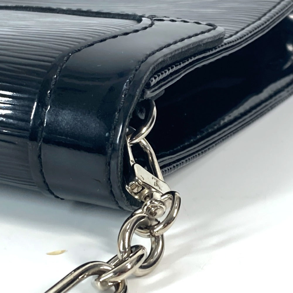 LOUIS VUITTON Shoulder Bag M4027N Epi-electric leather black Epi Electric Pochette Iena Women Used Authentic