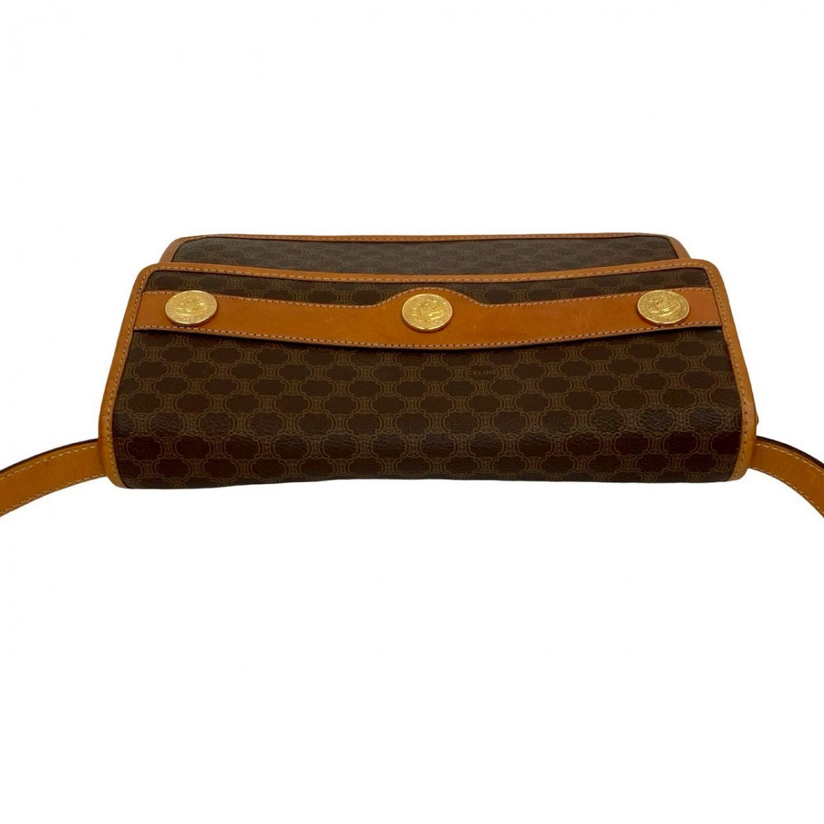 CELINE Shoulder Bag leather Brown